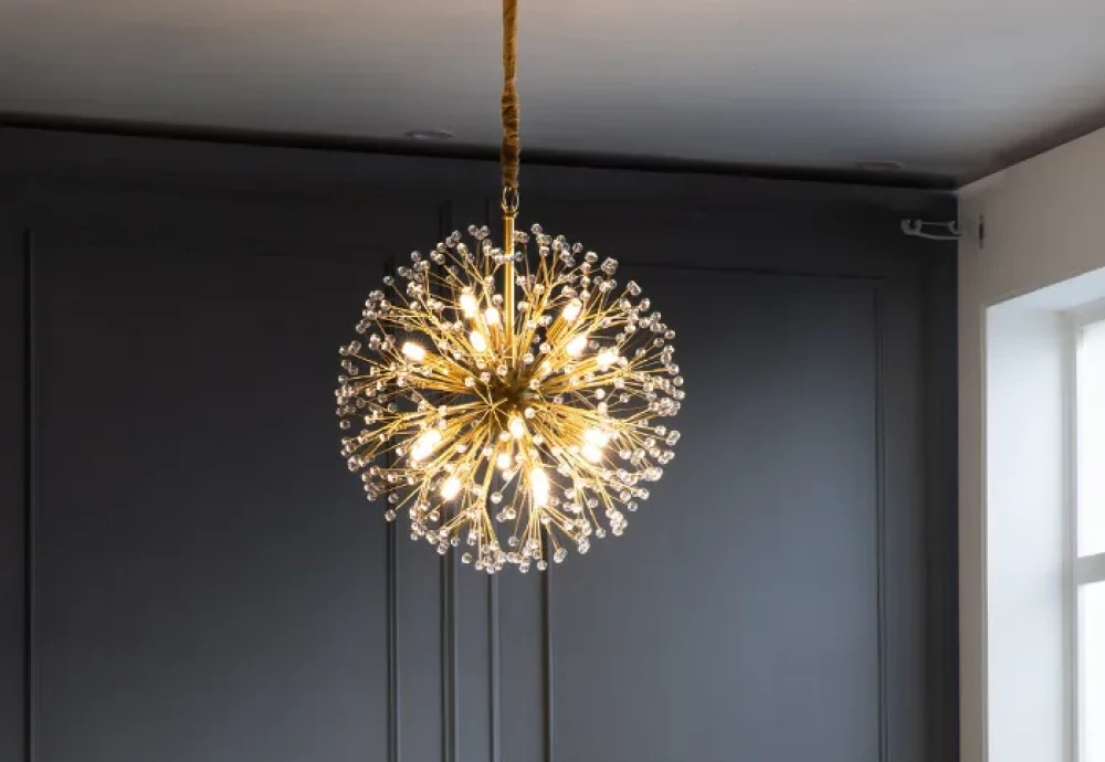 glass globe chandelier lighting